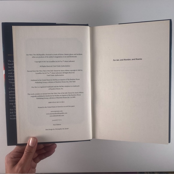 2/$50 -  Star Wars - The Old Republic - Deceived by Paul S. Kemp - Picture 8 of 15